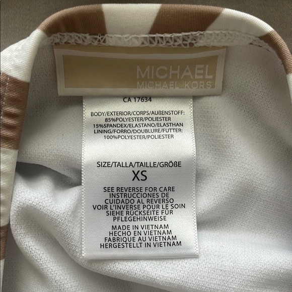 Michael Kors NWT Halter 2 Piece Bikini Set size x-small - Picture 3 of 11